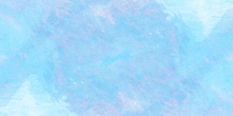 Pastel blue and white watercolor background, Old looking paper background, Digital art painting vintage background, Vector illustration.