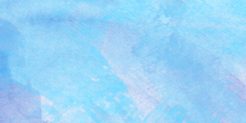 Obraz premium Pastel blue and white watercolor background, Old looking paper background, Digital art painting vintage background, Vector illustration.