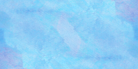 Pastel blue and white watercolor background, Old looking paper background, Digital art painting vintage background, Vector illustration.
