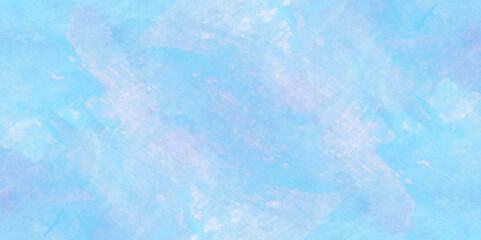 Pastel blue and white watercolor background, Old looking paper background, Digital art painting vintage background, Vector illustration.