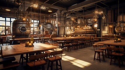A photo of a fusion taproom offering craft beer