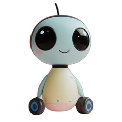 Cute Cartoon Robot Character for Creative Projects