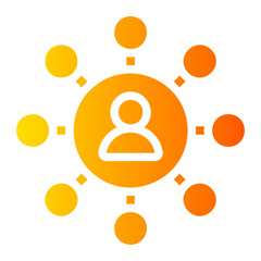 hierarchy gradient icon