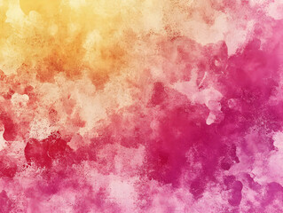 Obraz premium Abstract Background Watercolor Pink Yellow Texture Gradient