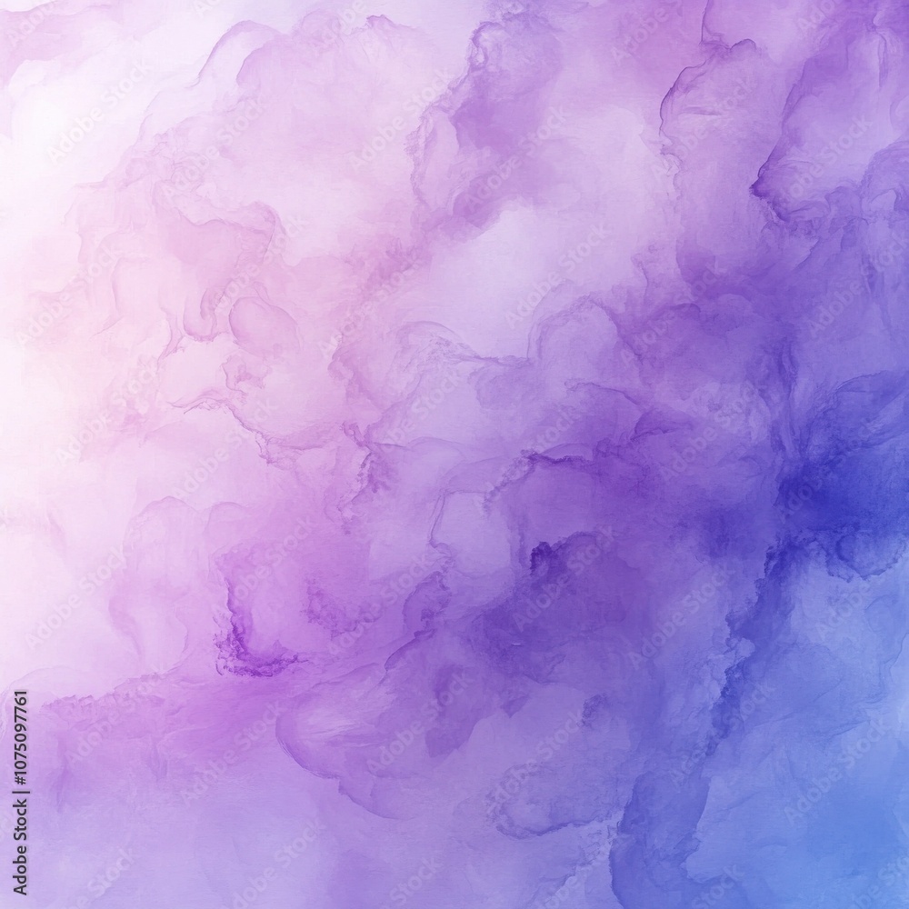Aufkleber Soft pastel lavender background with subtle gradients and swirling patterns creating a tranquil and dreamy atmosphere