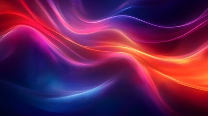 Obraz premium Vibrant Abstract Geometric Background with Striking Contrast and Symmetry