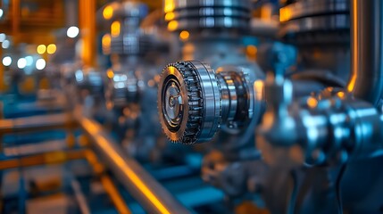 Fototapeta premium Cutting Edge Industrial Technology and Engineering Solutions