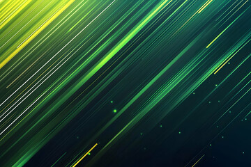 Abstract Background - Green and Yellow Diagonal Lines