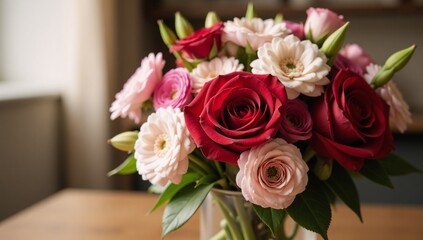 A photorealistic portrait features an elegant Princess with blonde hair in a pink dress sitting on a blue bench amidst a lush and magical garden