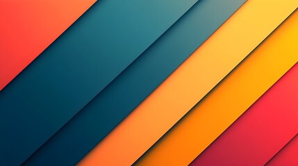 Fototapeta premium Captivating Abstract Geometric Colorful Digital Art Backdrop for Visually Striking Creative Designs