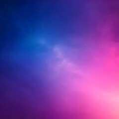 Abstract Background - Pink and Blue Twilight Sky with Stars