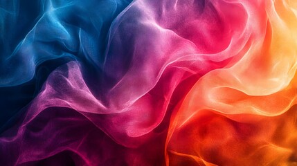 Obraz premium Vibrant Abstract Color Gradient Geometric Pattern Backdrop for Versatile Design Usage