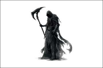 Four Grim Reapers Vector – Robed Death Figures with Scythes & Weapons SVG

Grim Reaper Set SVG – Hooded Death Characters with Unique Robes & Weapons

Grim Reaper Bundle – 4 Dark Reapers in Different S