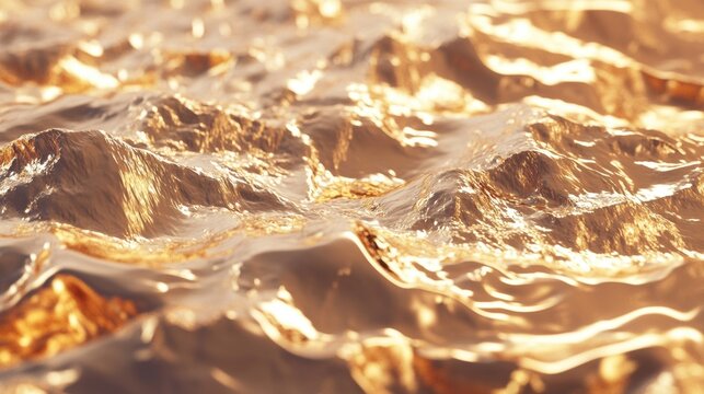 Luxurious gold foil backdrop with subtle texture, ideal for upscale branding and elegant presentations