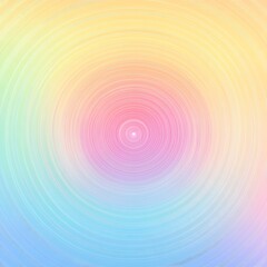 Obraz premium Cheerful Circular Background with Soft Rainbow Hues Creating a Serene and Vibrant Atmosphere for Graphic Design and Creative Projects