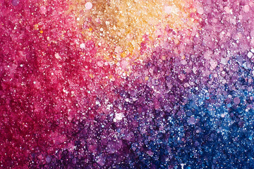 Fototapeta premium Abstract Background - Glittering Pink, Purple, and Blue Sparkle Texture