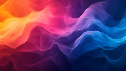 Obraz premium Vibrant Abstract Geometric Digital Background with Colorful Gradient Shapes and Symmetrical Composition