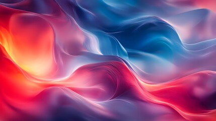 Obraz premium Mesmerizing Abstract Colorful Digital Artwork with Geometric Patterns and Vibrant Textures