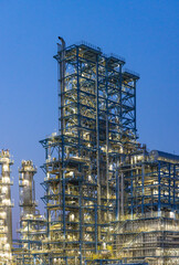 Liaoning Liaoyang Aromatics base night view
