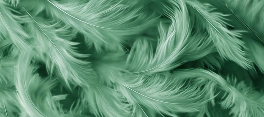 green color animal fur background, feather 6