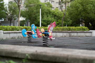 playing on playground