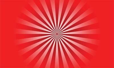 Bright red shining light background. gradient as a background for a comic book or a vintage picture, generative AI