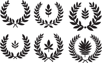 laurel wreath vector design