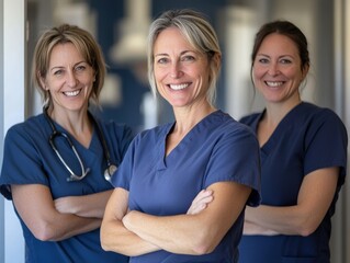 Image of personnel working in the hospital.