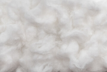 Texture of medical cotton close-up. Cotton wool. Health. Medicine