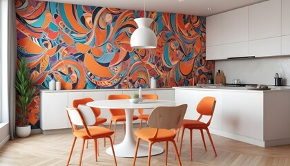 Photo interior modern design room 3d illustration