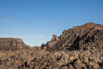 Detail of volcanic,, Grindavik, Iceland