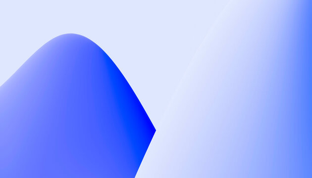 Abstract blue and white gradient background with a smooth wave design.