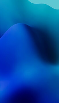 Abstract blue waves on a gradient background with smooth flowing lines.