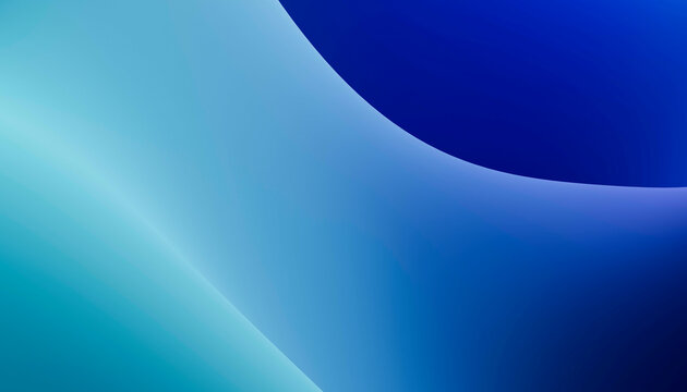 Abstract blue and turquoise gradient background with a smooth curved line.