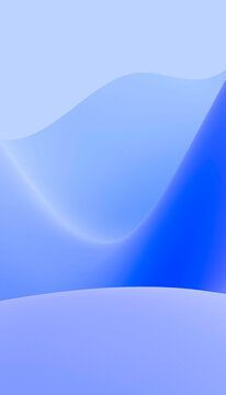 Smooth blue curves and gradients creating a calming abstract background.