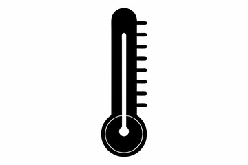 Thermometer Icon, Temperature Scale Symbol, Temperature Vector Sign