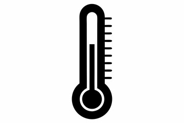 Thermometer Icon, Temperature Scale Symbol, Temperature Vector Sign