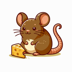 mouse and cheese