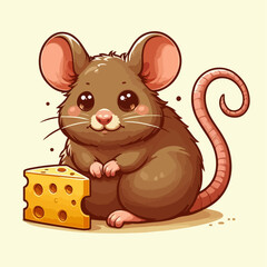 mouse and cheese
