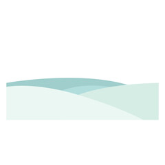 Snow Hill Background Illustration