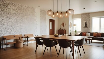 Photo interior modern design room 3d illustration