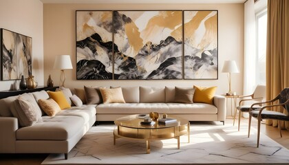 Photo interior modern design room 3d illustration