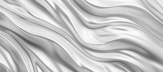 glowing silver white wave background, chrome 14