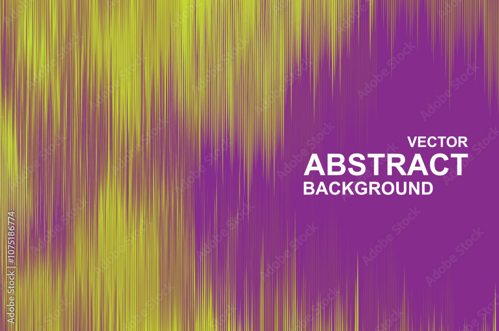 Aufkleber abstract background with green and purple colors straight sharp lines texture with grunge glitch eff