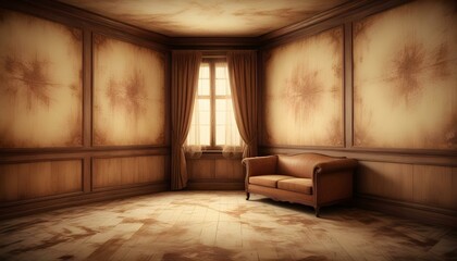 Fototapeta premium Photo interior modern design room 3d illustration