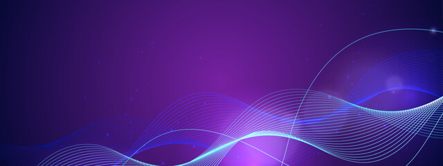 Abstract Fluid Wave Design on Tech Background. Perfect for Digital Art Presentations, Creative Projects, and Design Inspirations