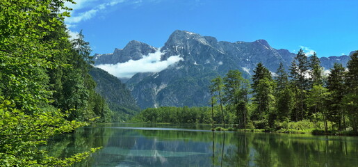 Fototapeta premium Der Almsee in Oberösterreich