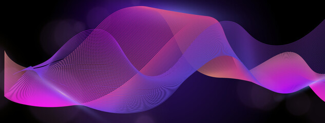 Abstract Colorful Wave Design Background. Perfect for Creative Projects and Digital Themes