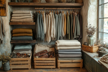 Vintage-inspired sustainable fashion featuring artisanal and fair-trade pieces