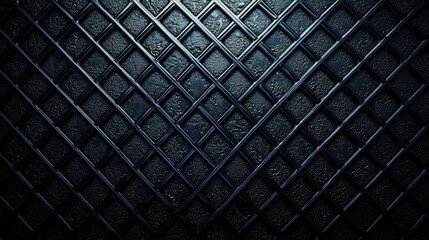 Textured black lattice pattern background